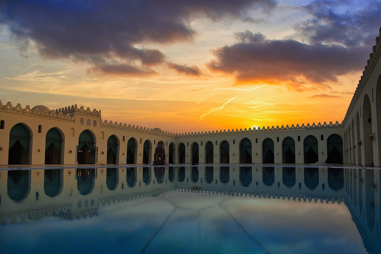 architect, engineer, architecture, history, nature, egypt, sunset, landscape, sky, twilight, dusk, horizon, clouds, sunlight, orange